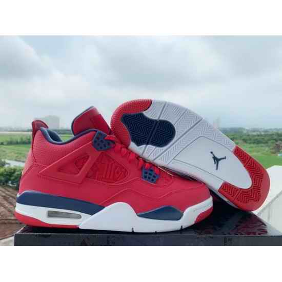 Air Jordan 4 FIBA Red Men Shoes